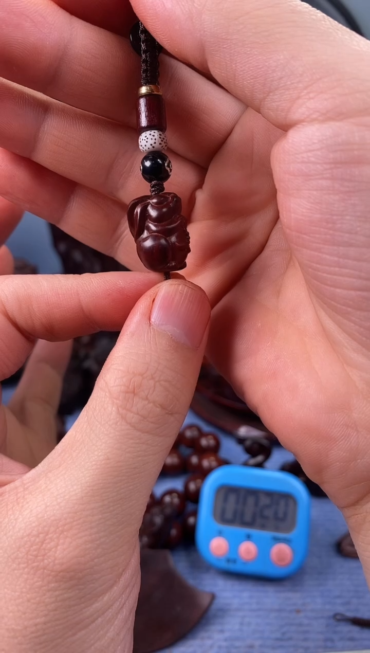 檀香紫檀（小叶紫檀）白**飘兔子