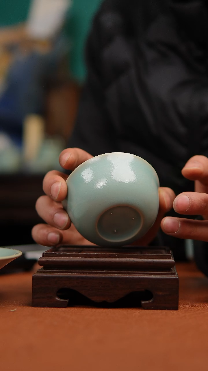 【闪购商品】瓷片原产地鱼鳞冰花鸡缸杯微瑕福利