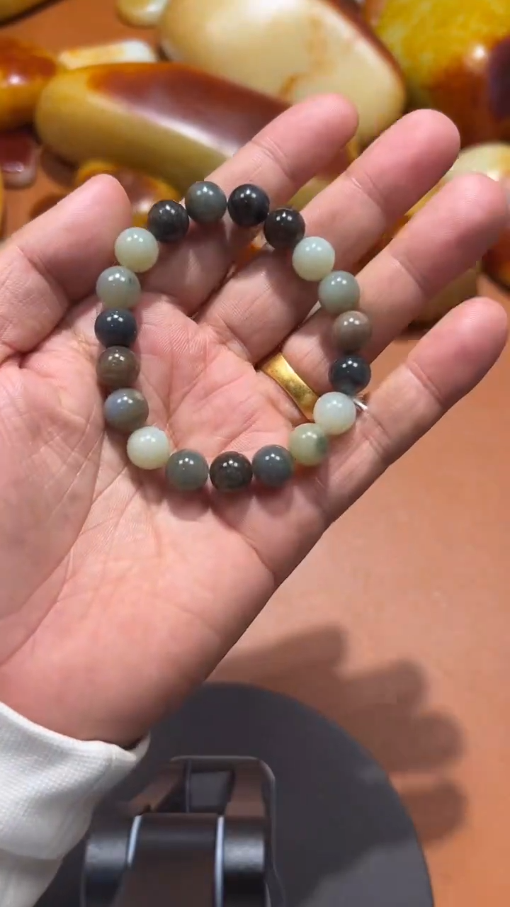 未镶嵌手串和田玉兰*使和田玉