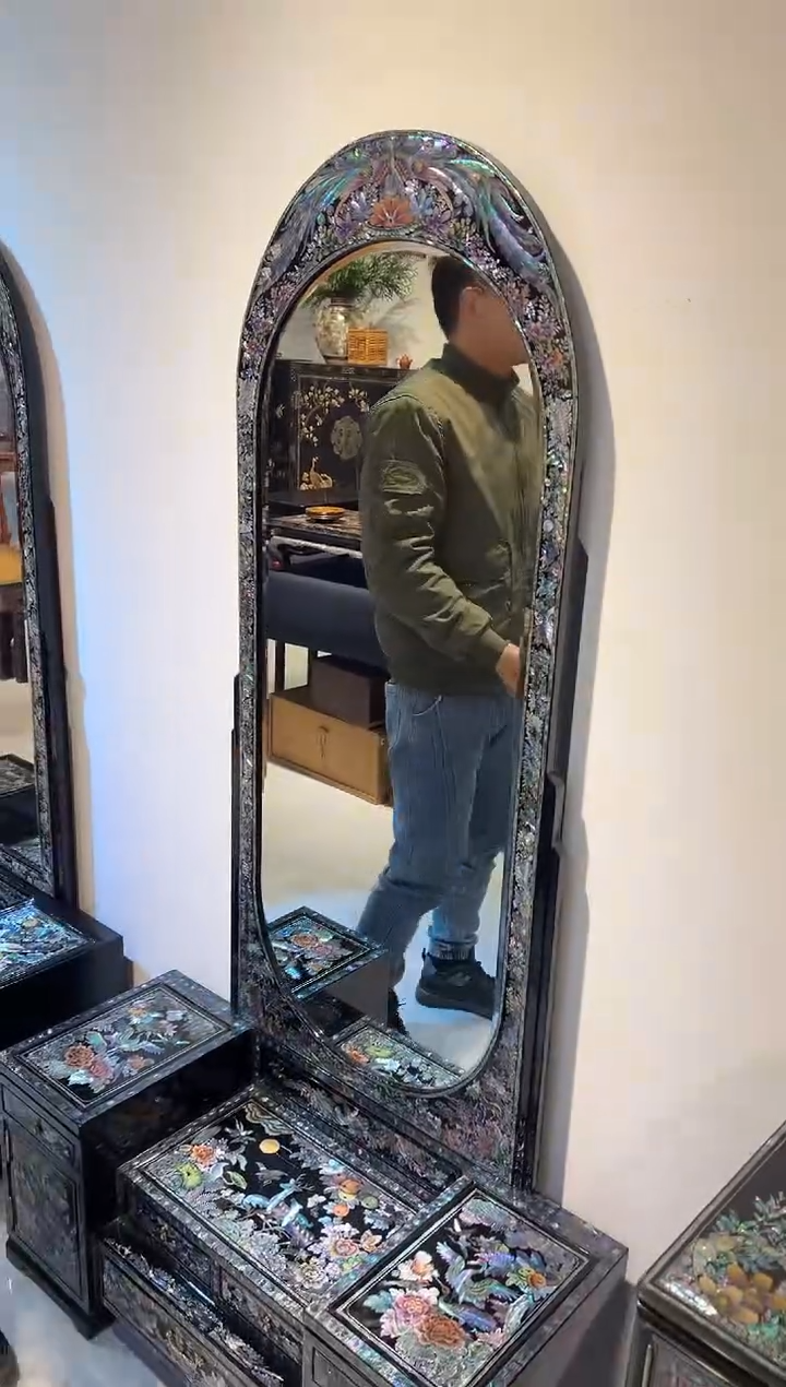 螺钿镜柜大漆漆器大漆漆器