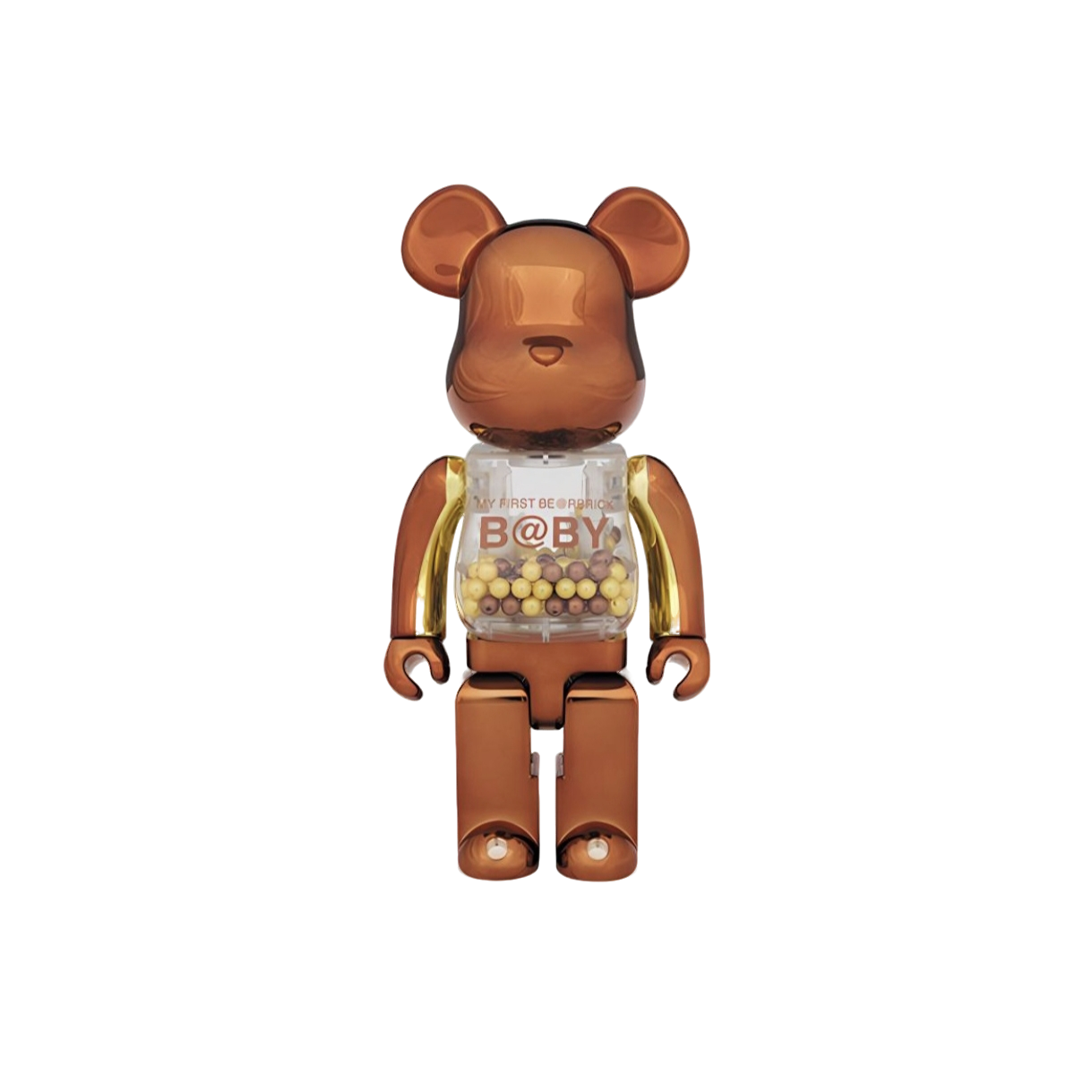 【全新未拆】BE@RBRICK积木熊 铜金千秋400% 潮流公仔 