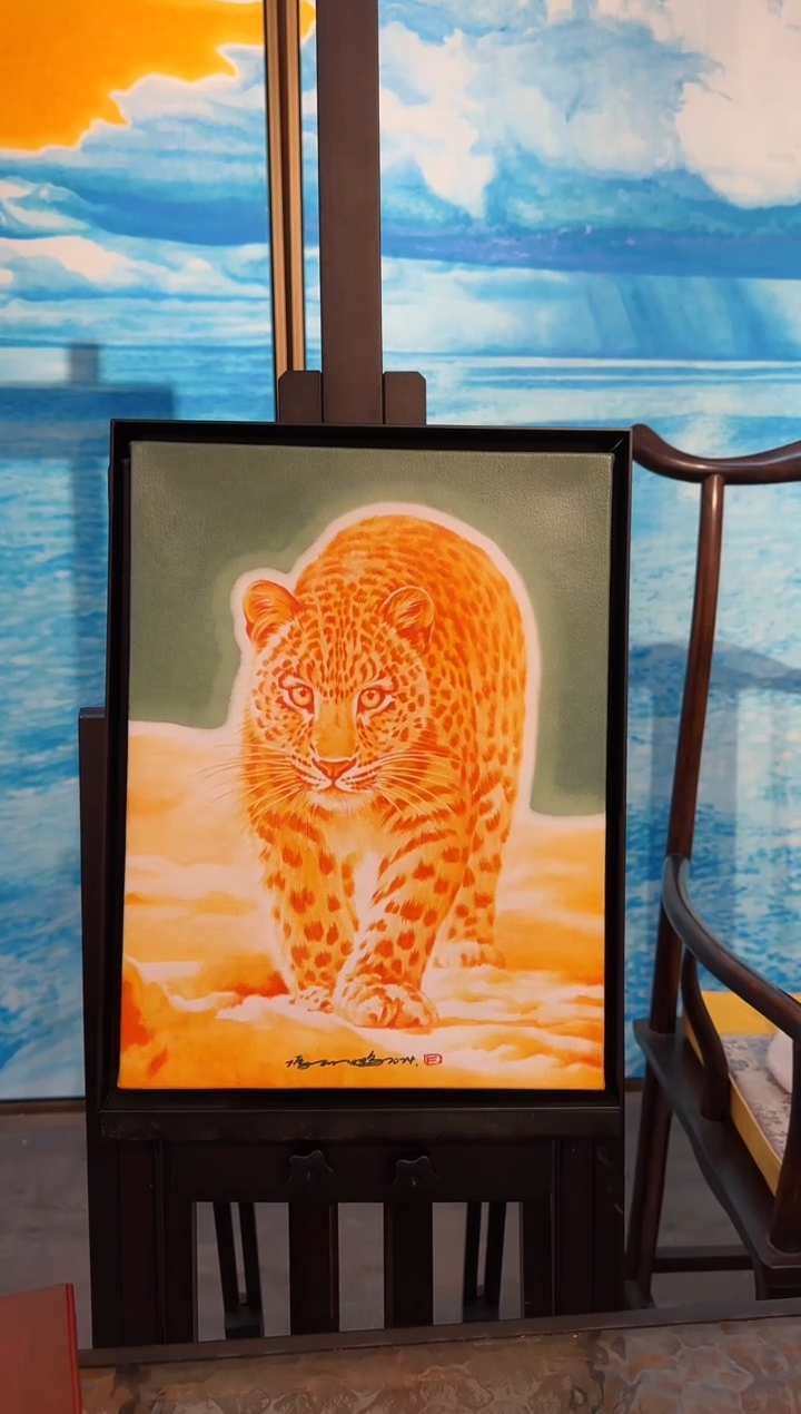 国画Z天津人美--冯丽鹏老师-40*30-油画