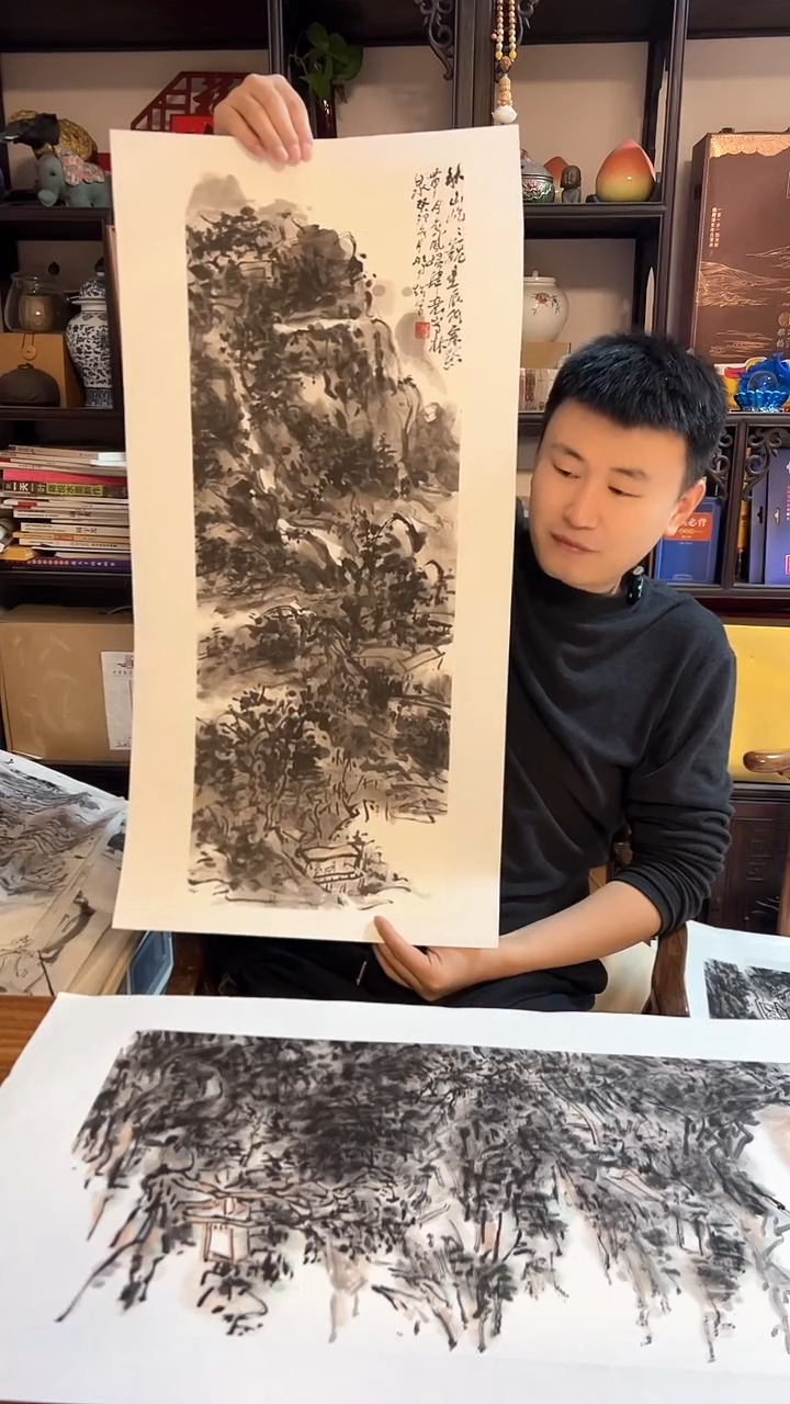 【闪购商品】国画大匠艺术胡鸿超老师佳作