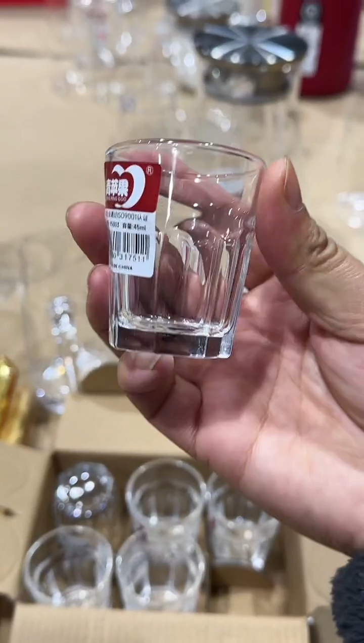 【闪购商品】玻璃无盖款青苹果直播价6只