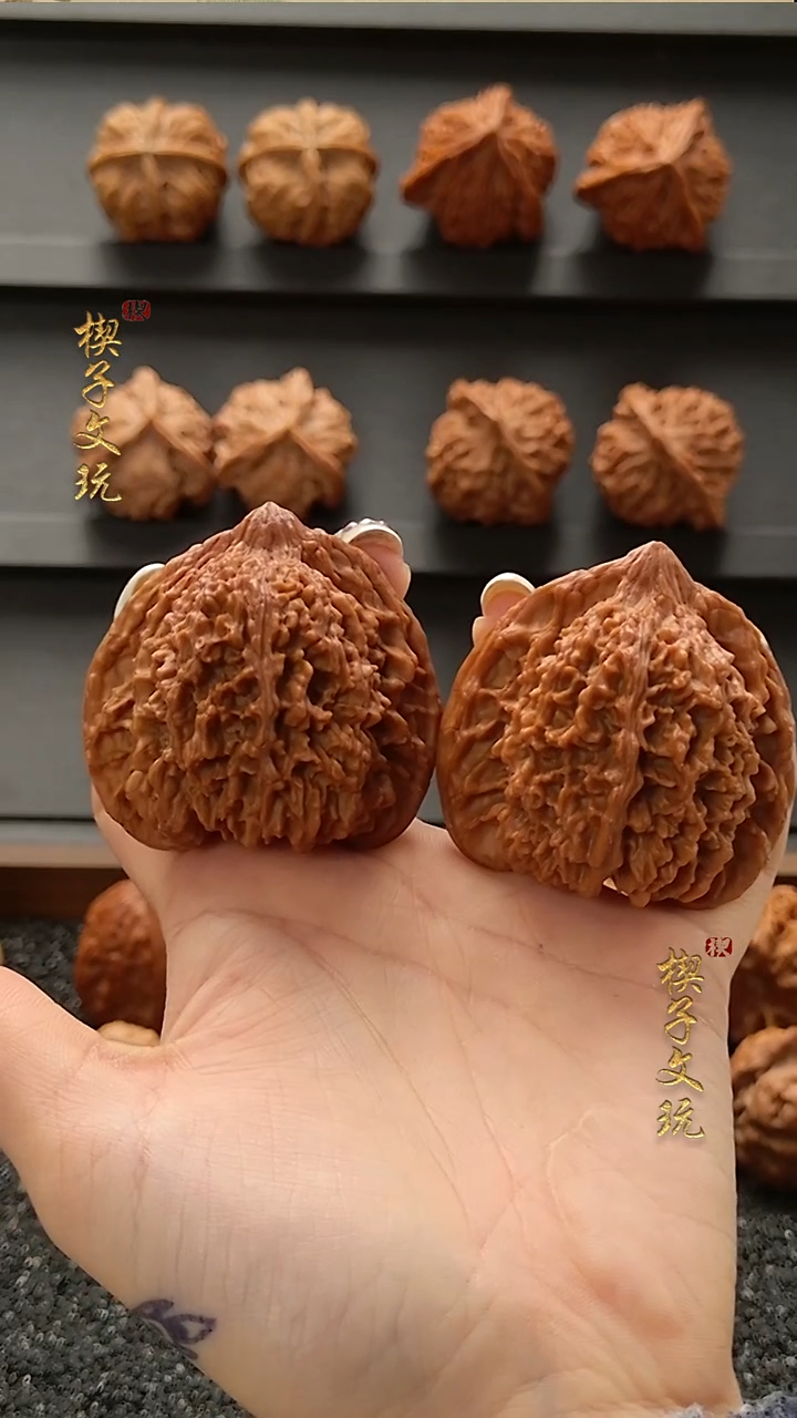 把件文玩核桃47尺满天星（无修无药）