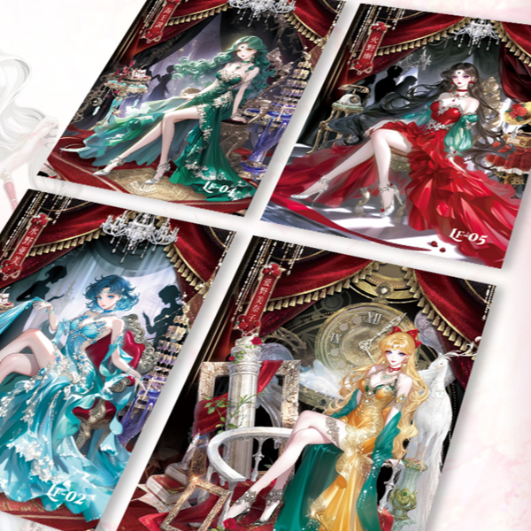 【拆盒】月言美少女战士 第一弹 卡牌盲盒 默认代拆