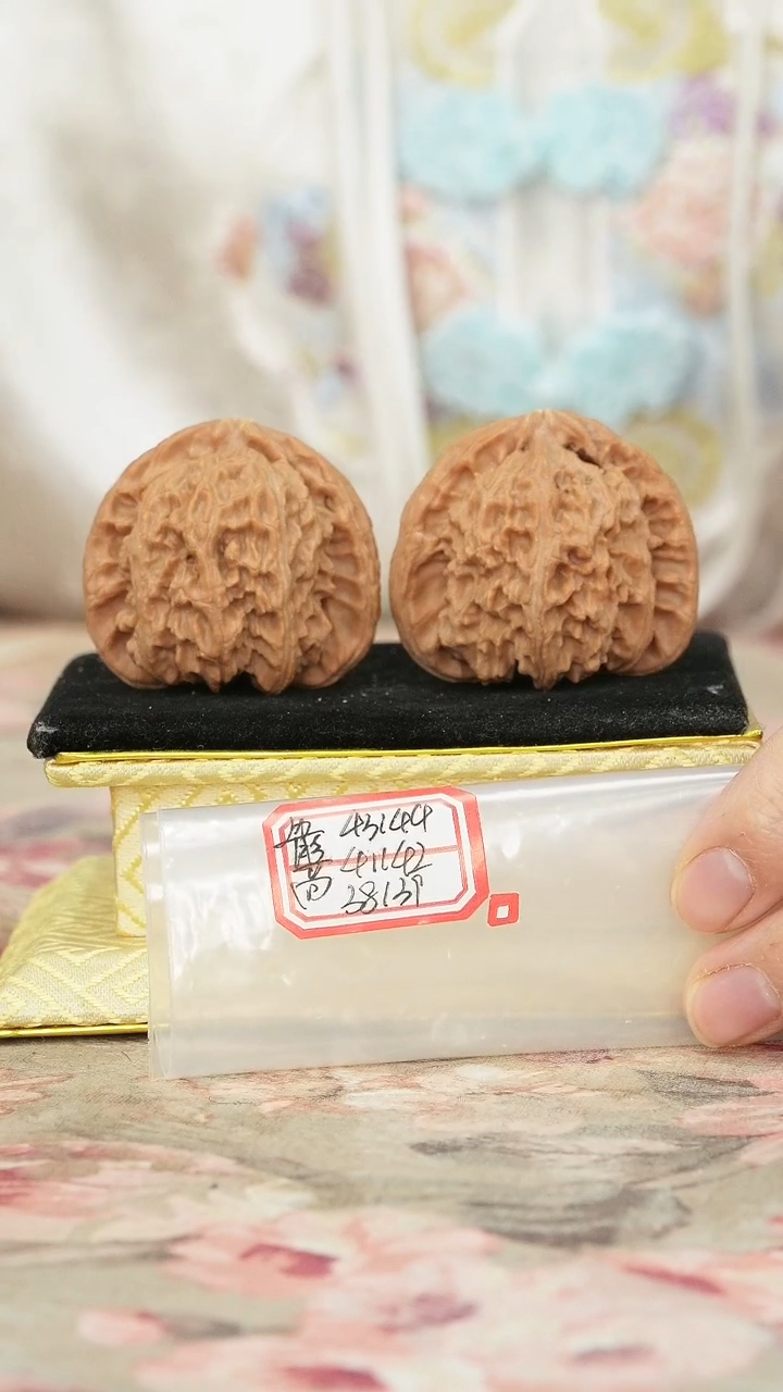 把件文玩核桃灵**同白狮子