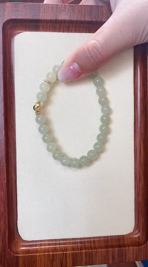 【闪购商品】未镶嵌和田玉手串手串约7mm