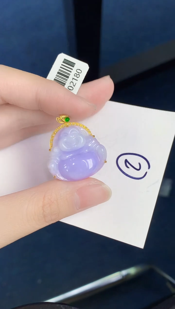 【闪购商品】翡翠颈饰18K金镶嵌000000000