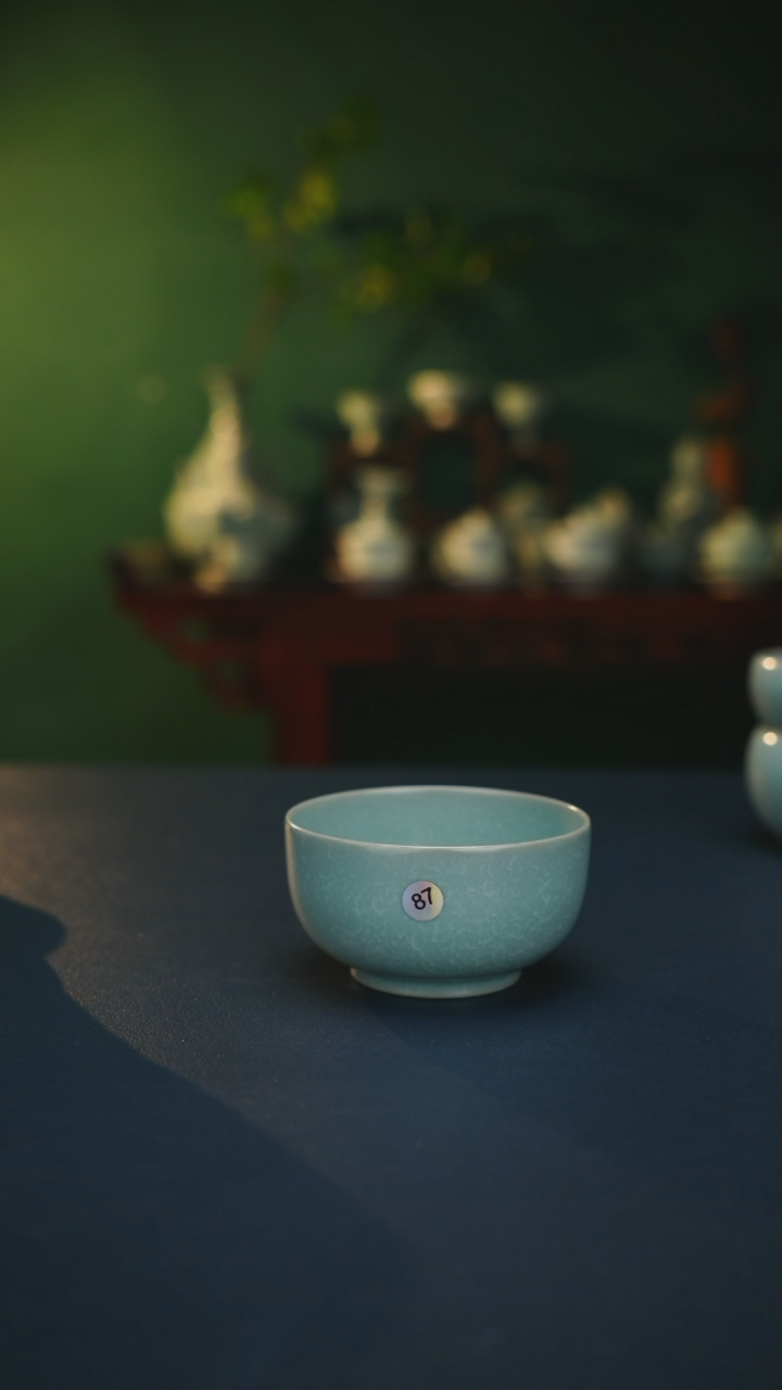 【闪购商品】杯87号冰花鱼鳞罗汉杯