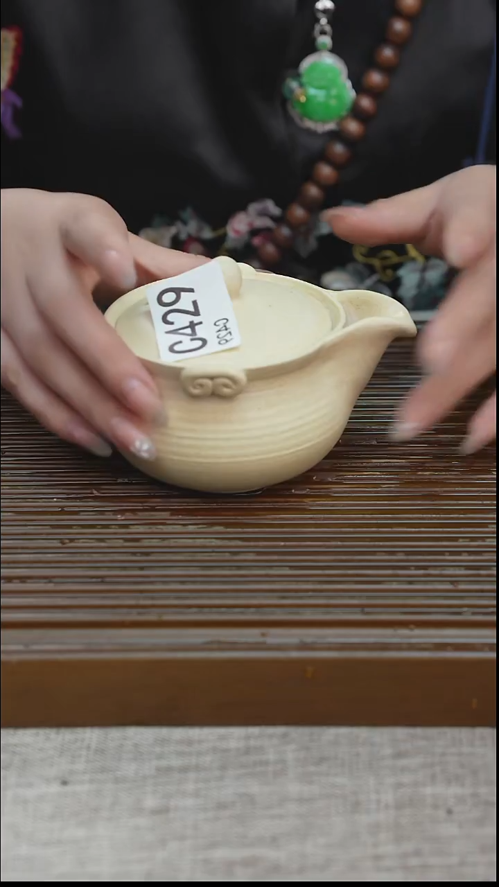 纯手工粗陶茶具每一只不一样