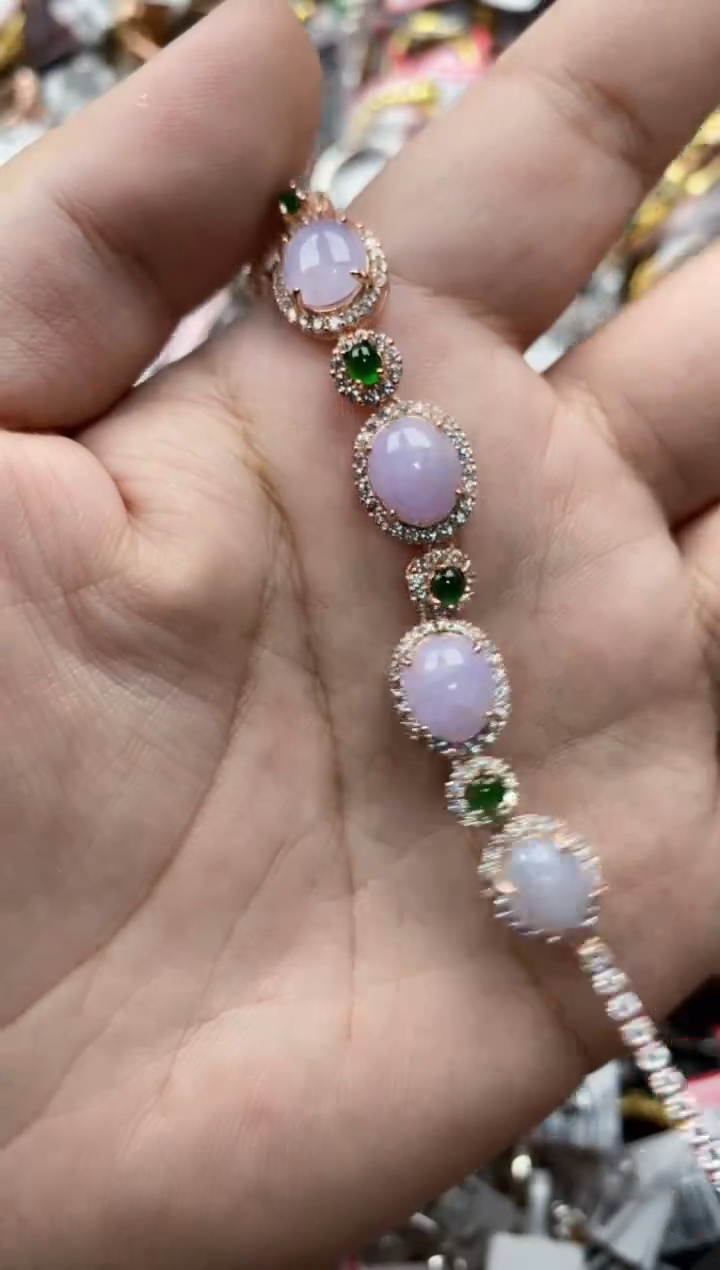 【闪购商品】翡翠戒指银S925镶嵌555555---4