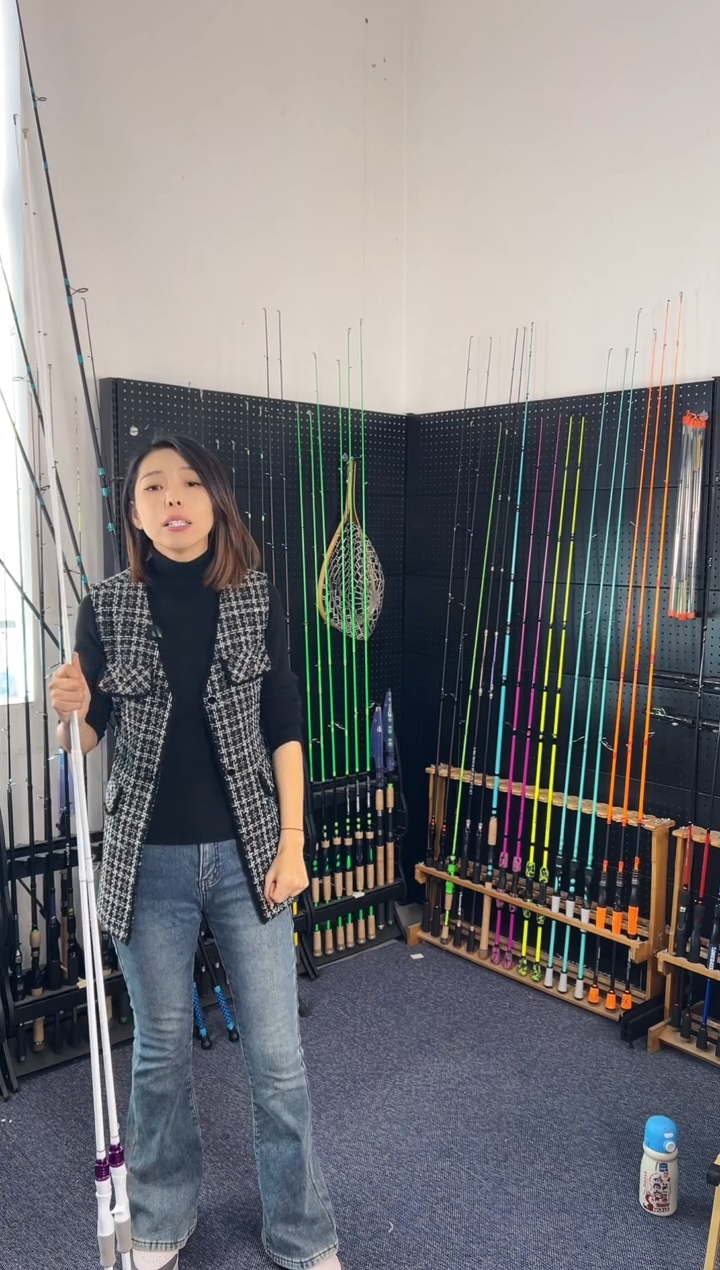 2.1m碳素老紫云2.1米直柄M（瑕疵尾货竿，没有售后，介意勿拍）