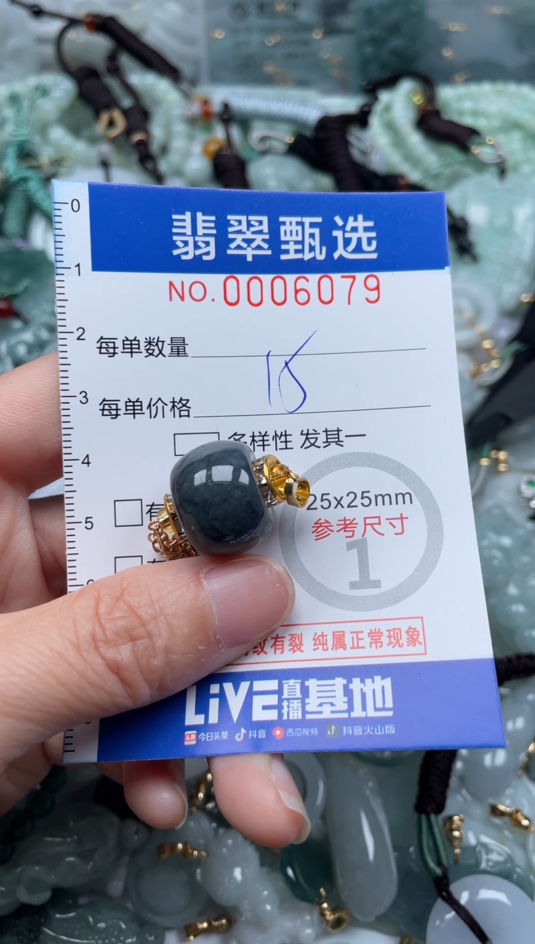 【闪购商品】翡翠颈饰未镶嵌00..6079