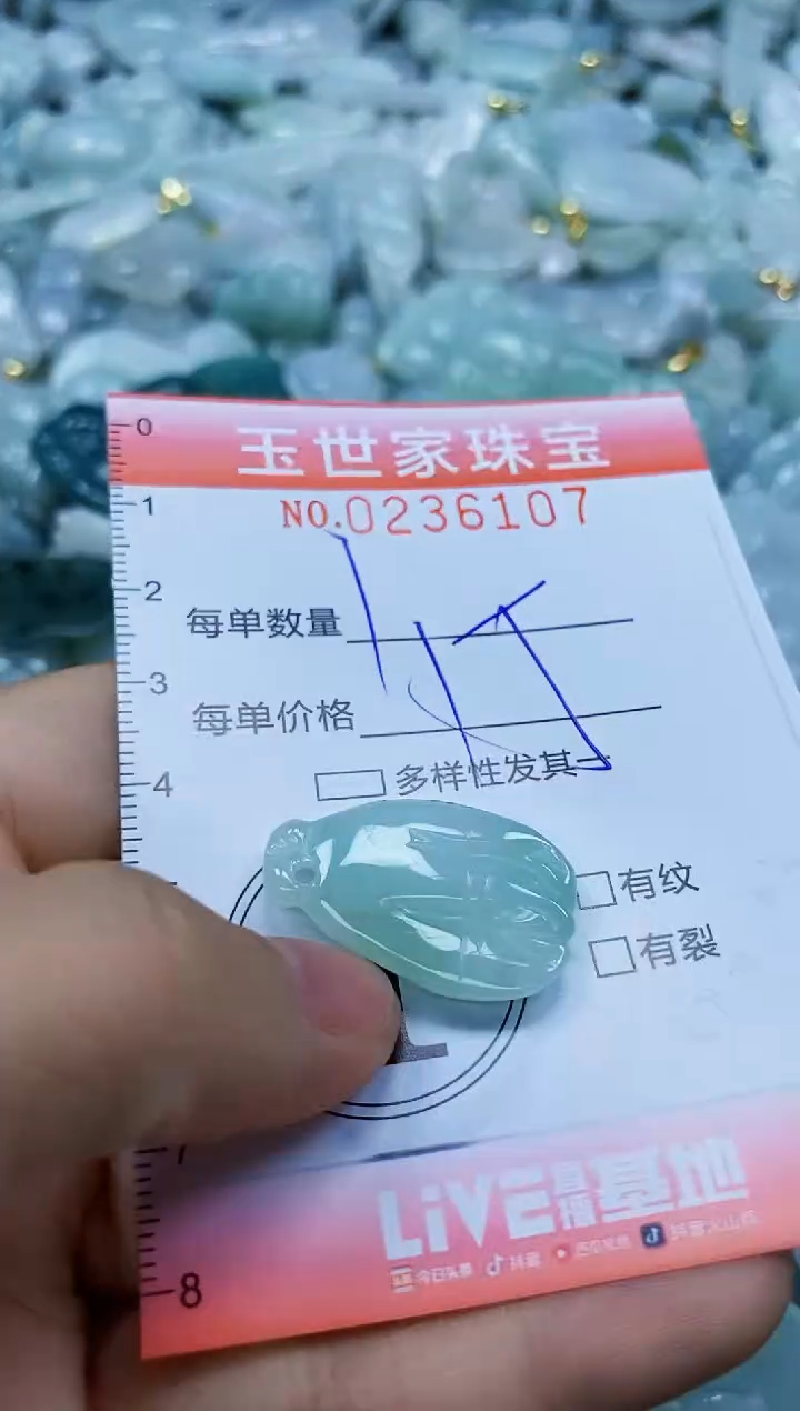 翡翠未镶嵌颈饰闪购0236107