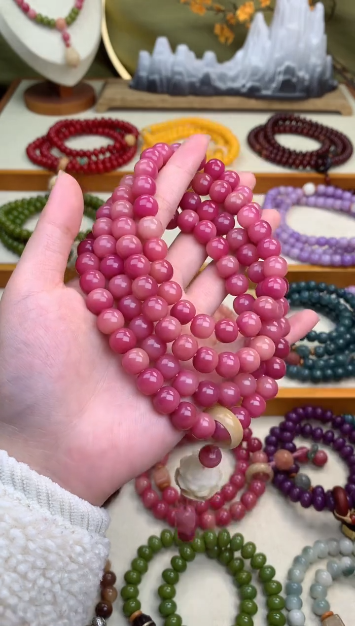 【闪购商品】白玉菩提手串暮色蔷薇