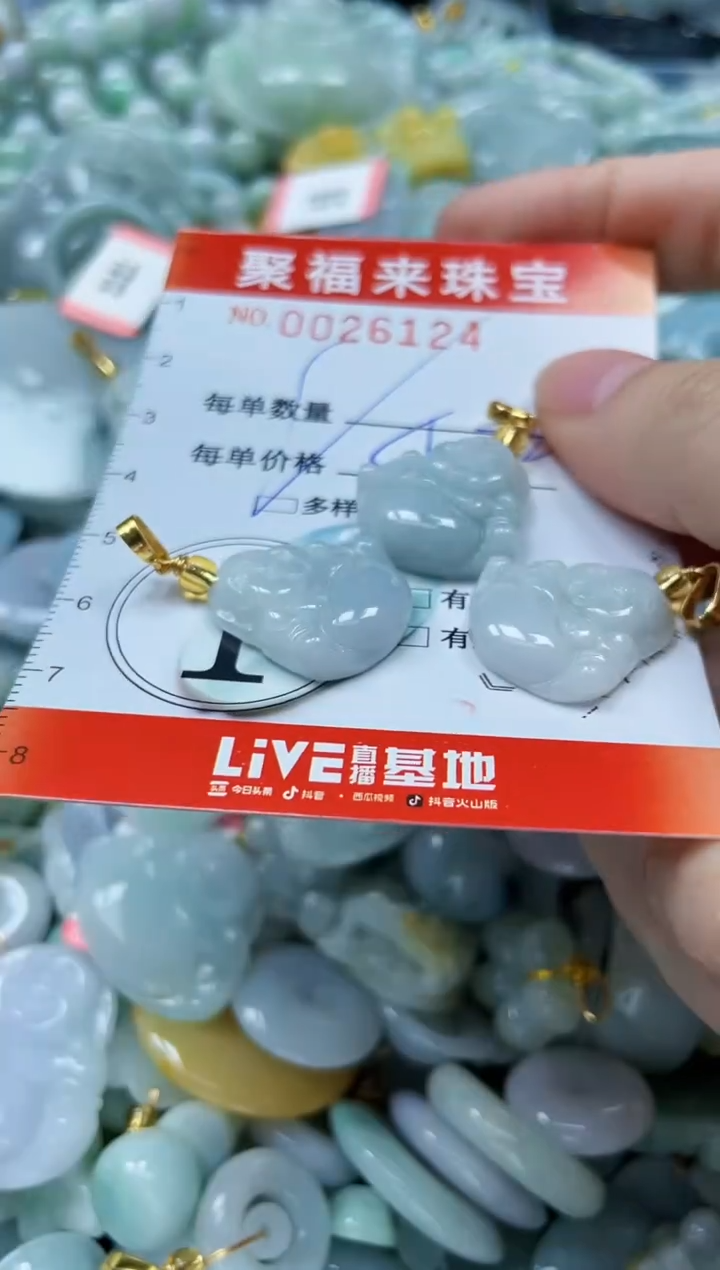 【闪购商品】翡翠颈饰未镶嵌闪购0026124多样性发其一