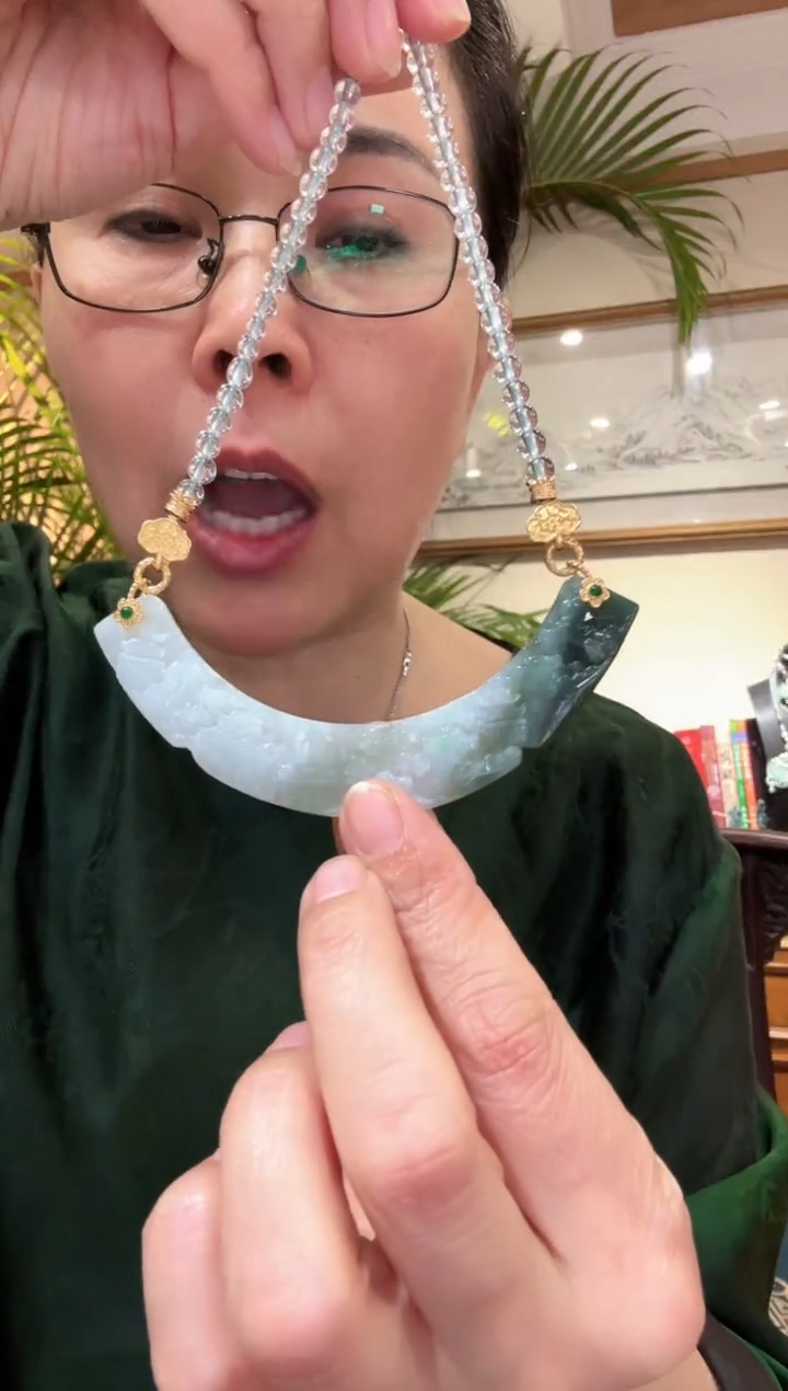 【闪购商品】翡翠颈饰未镶嵌国风