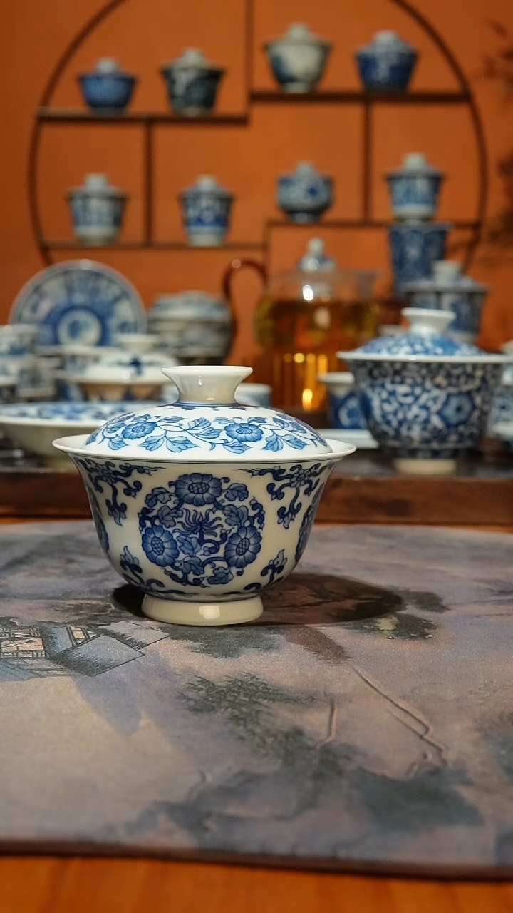 【闪购商品】景德镇镹曰陶手工手绘茶具