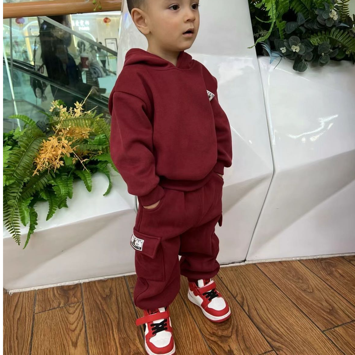 2025新款婴童秋冬新款两件套休闲男童套装