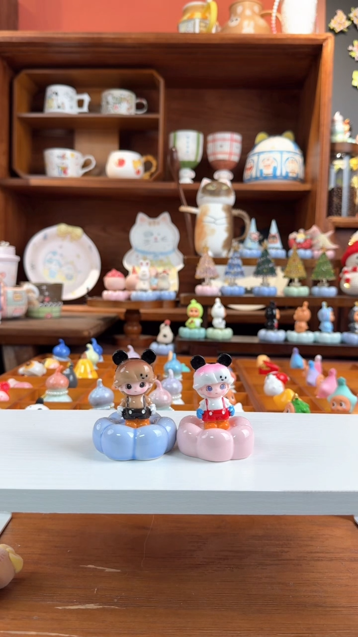 摆件陶提莫仔仔转转摆件