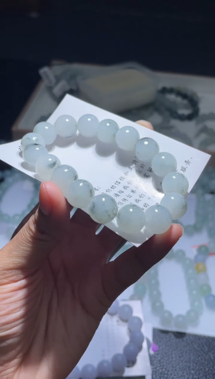 未镶嵌定制翡翠翡翠手串