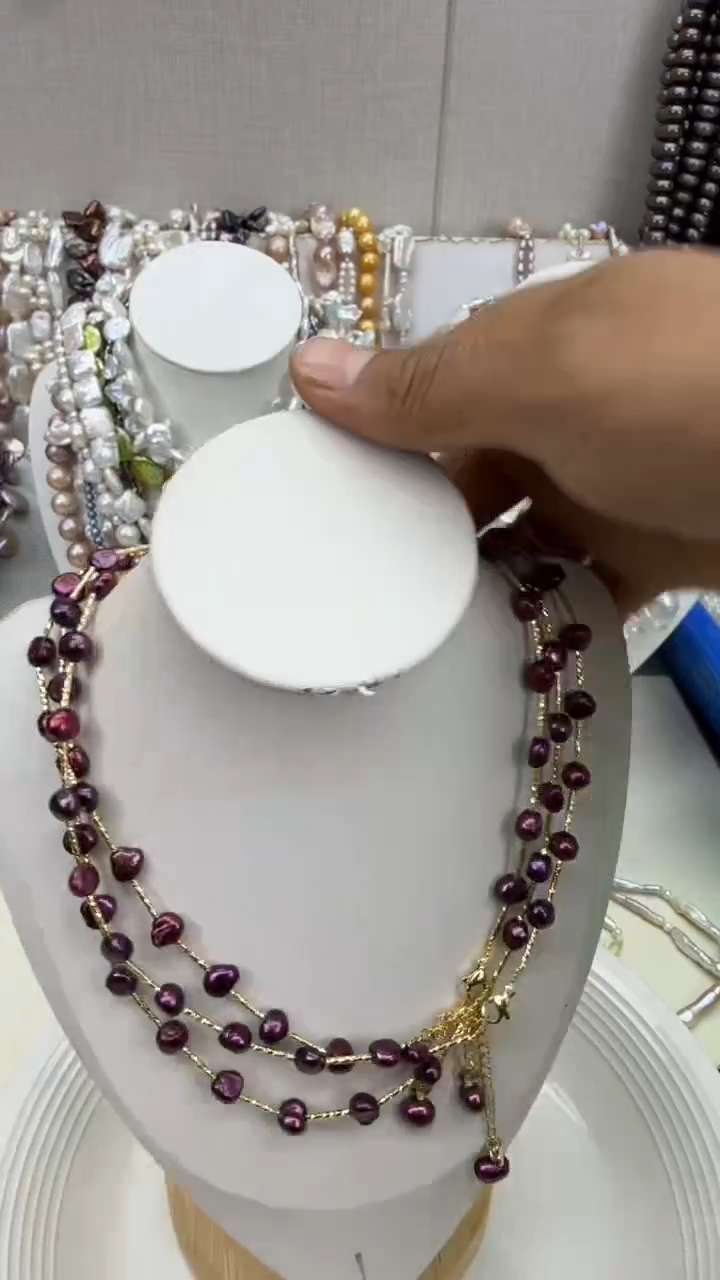 颈饰未镶嵌淡水珍珠1