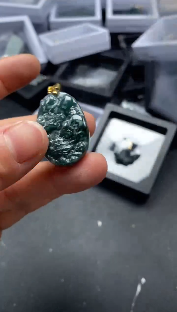 吊坠(不含链)未镶嵌翡翠3787