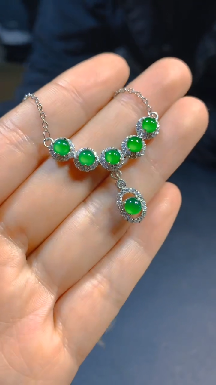 【闪购商品】翡翠项链未镶嵌0833628376多样性发一