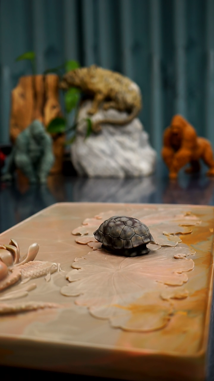 【闪购商品】天然原石花色镂空龟甲