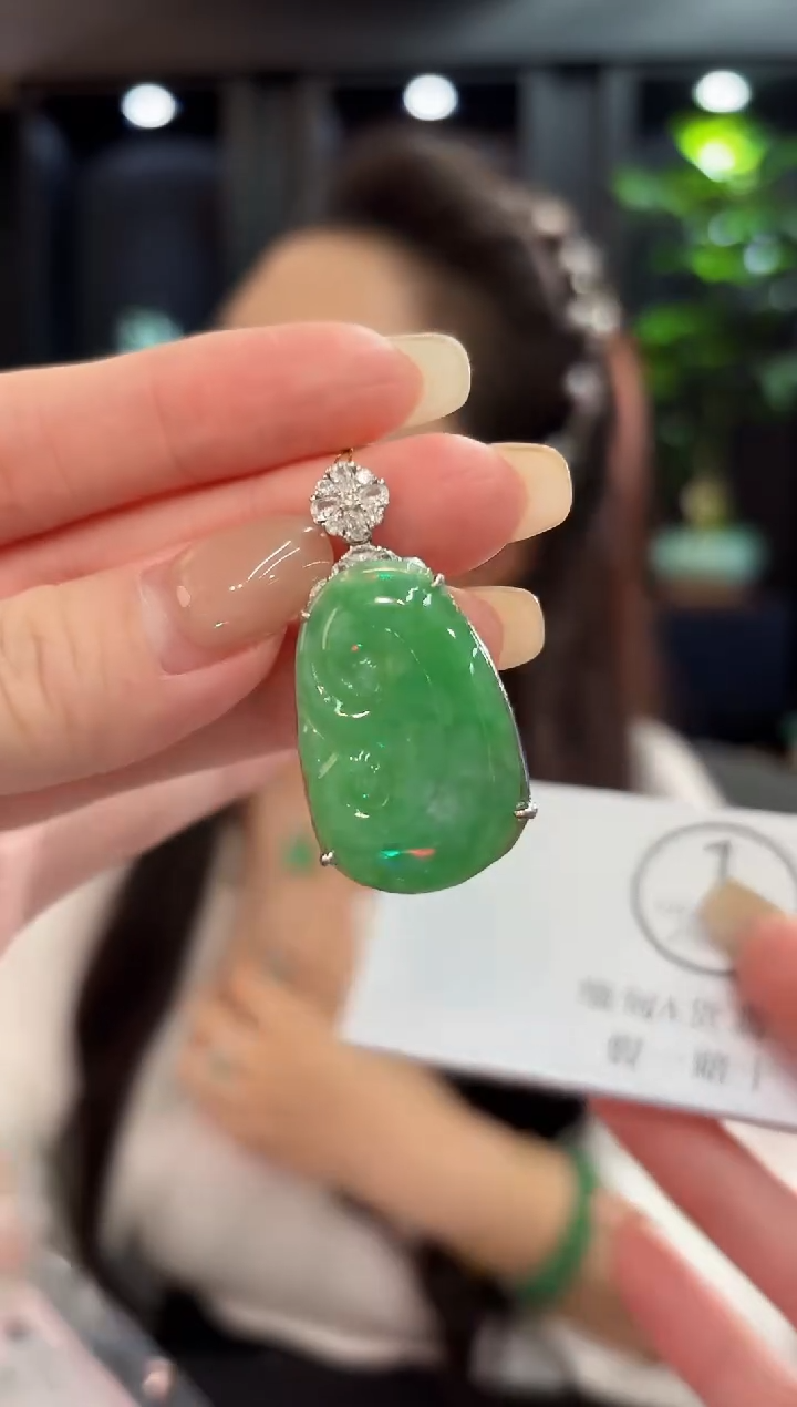 吊坠(不含链)未镶嵌翡翠 缅料A货/支持复检/一件