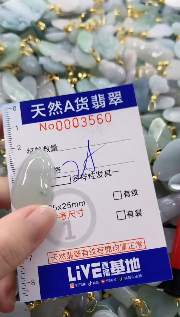 颈饰未镶嵌翡翠天然A货翡翠