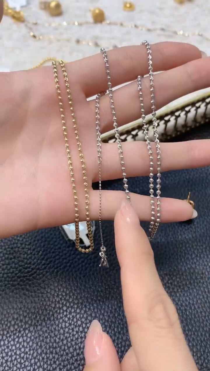 18K金项链A63  多样性发一件