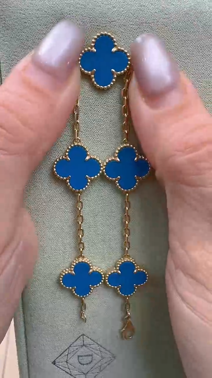 【闪购商品】玛瑙/玉髓手链18K金镶嵌18K金15mm蓝玛瑙手链