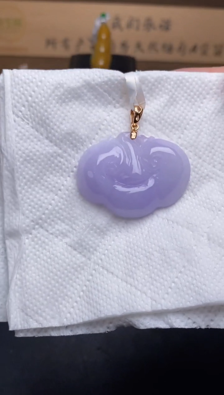 【闪购商品】翡翠颈饰18K金镶嵌翡翠