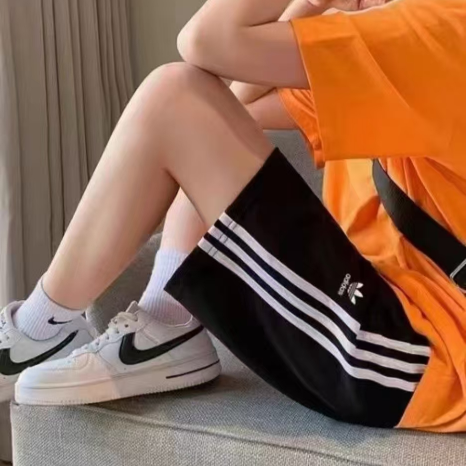 【品牌撤柜】男女同款三条杠夏季速干短裤五分裤067