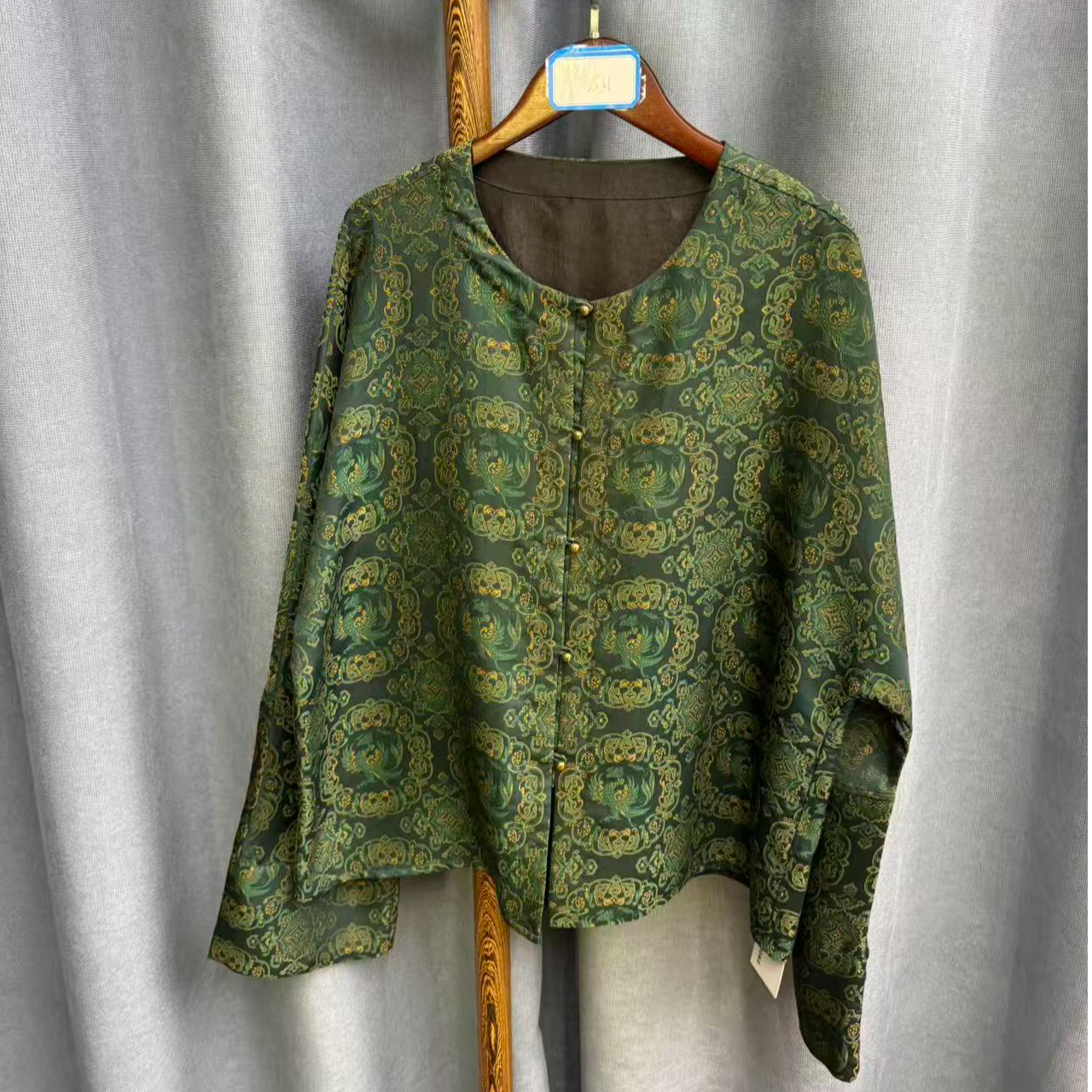 2025秋季新款真丝桑蚕丝香云纱百搭外套女Z236