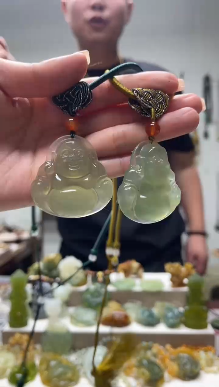 未镶嵌岫玉颈饰多样性发货拍一发一