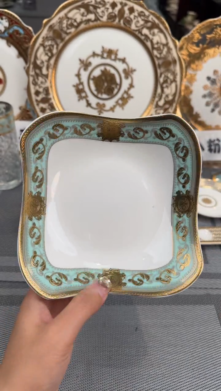 【闪购商品】瓷片6寸方形碗2个  福利价  福利价