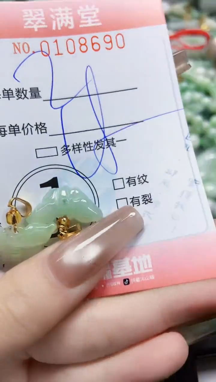 【闪购商品】翡翠颈饰未镶嵌闪购0108690