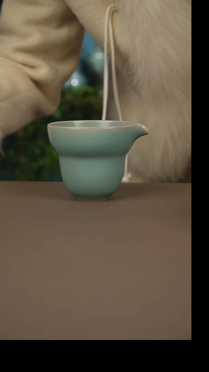 杯仿古葫芦公道微暇不开片        