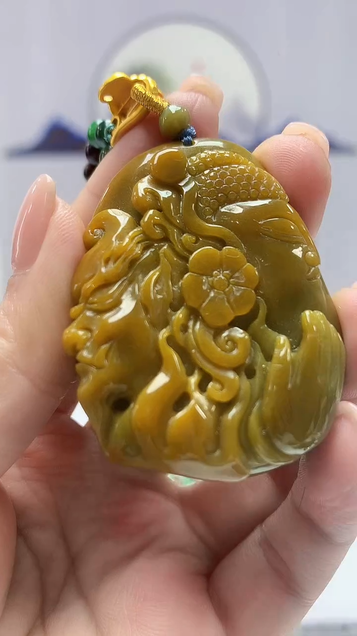 【闪购商品】定制翡翠未镶嵌4812ms-毛货196佛魔赠珠链