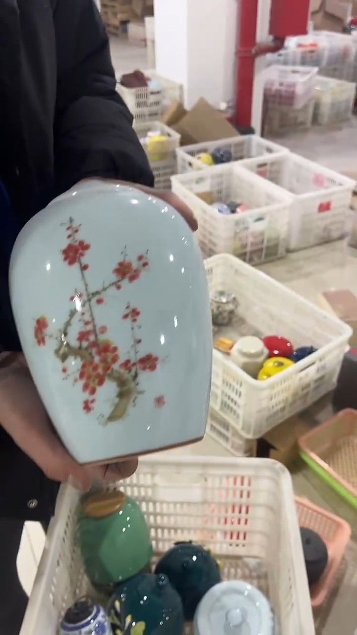 【闪购商品】摆件陶瓷茶叶罐储物罐