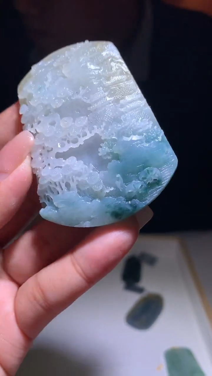 【闪购商品】定制翡翠未镶嵌毛货-不退不换 