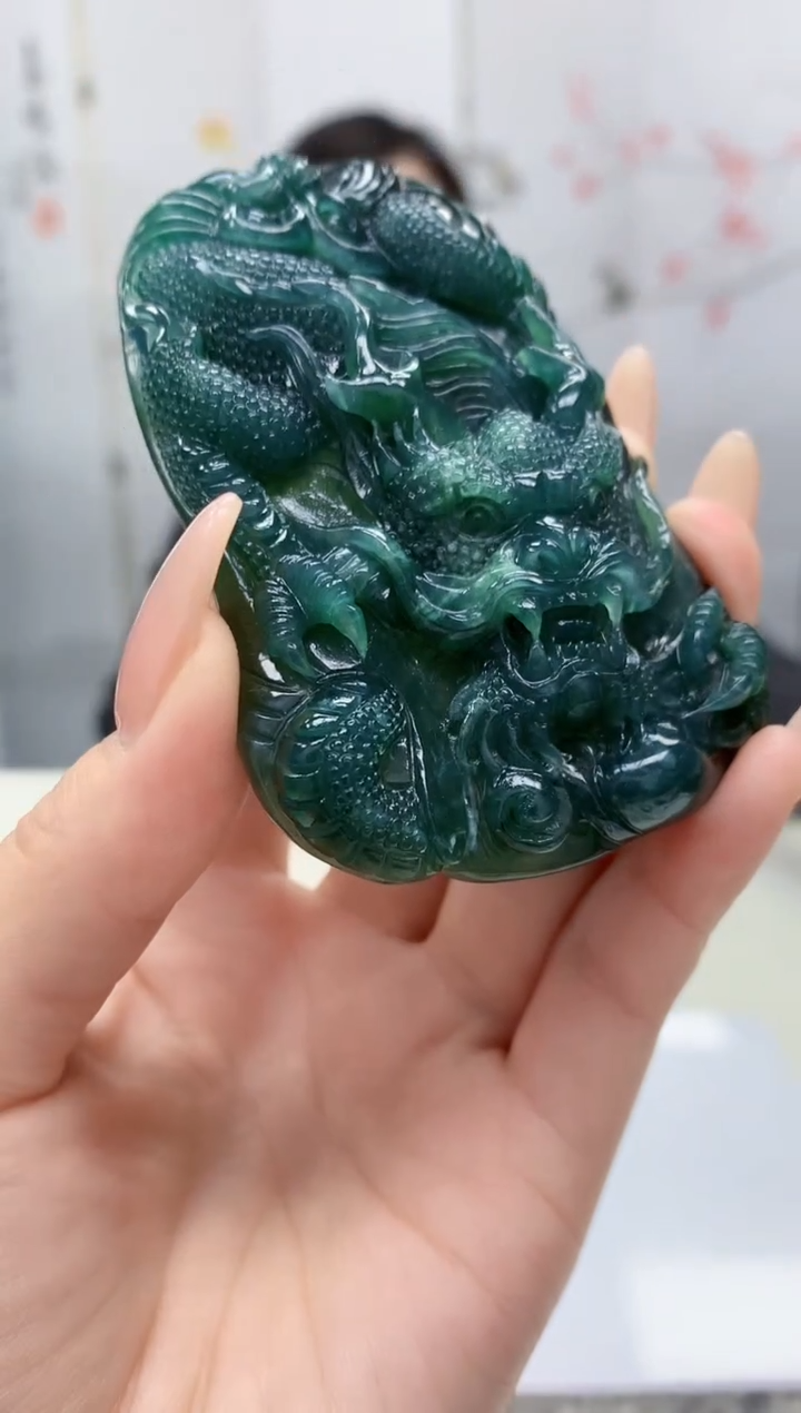 【闪购商品】定制翡翠未镶嵌4852jj-毛货挂件16