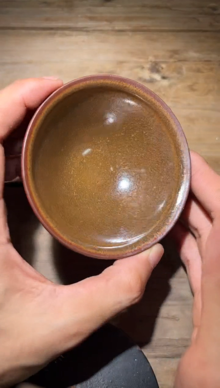 茶盏老木头精品柴烧389