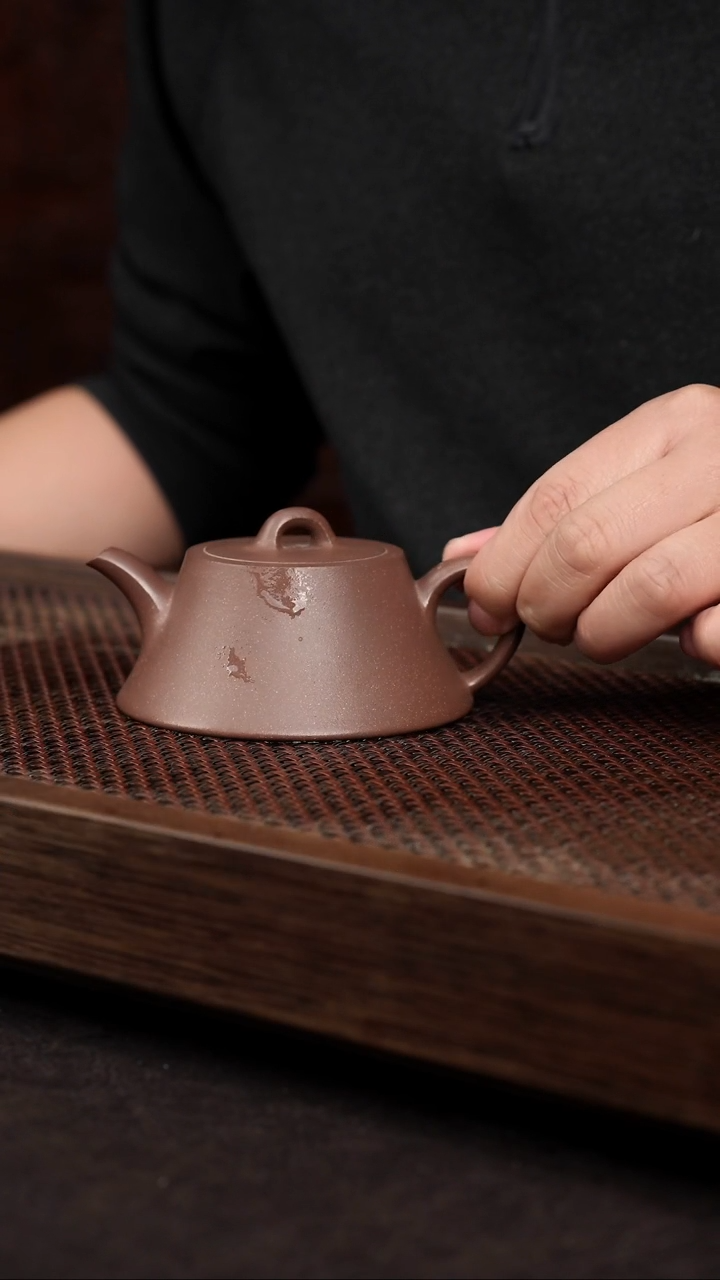 【闪购商品】紫砂茶壶老紫泥柱础