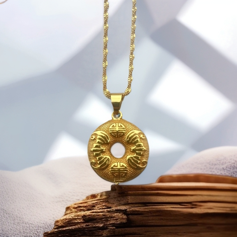 【活动专属】精美国潮合金平安扣吊坠 DZ61319 赠合金链