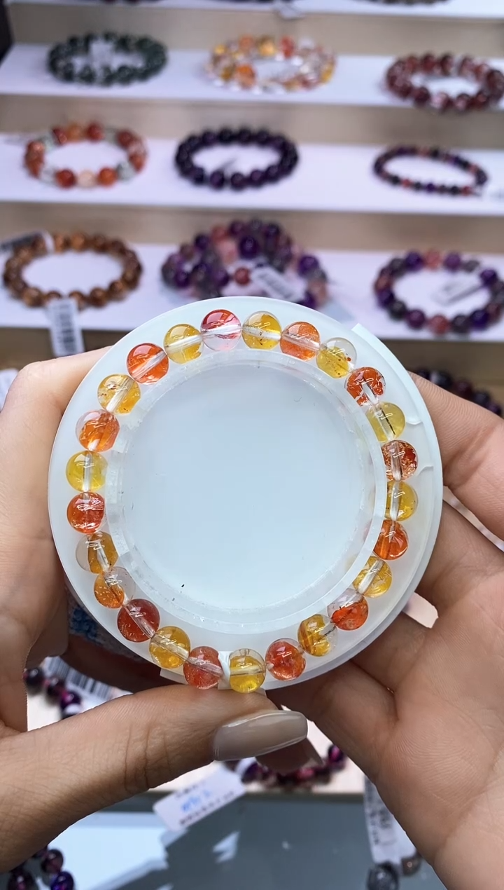 【闪购商品】水晶手链未镶嵌锦鲤胶花7m+