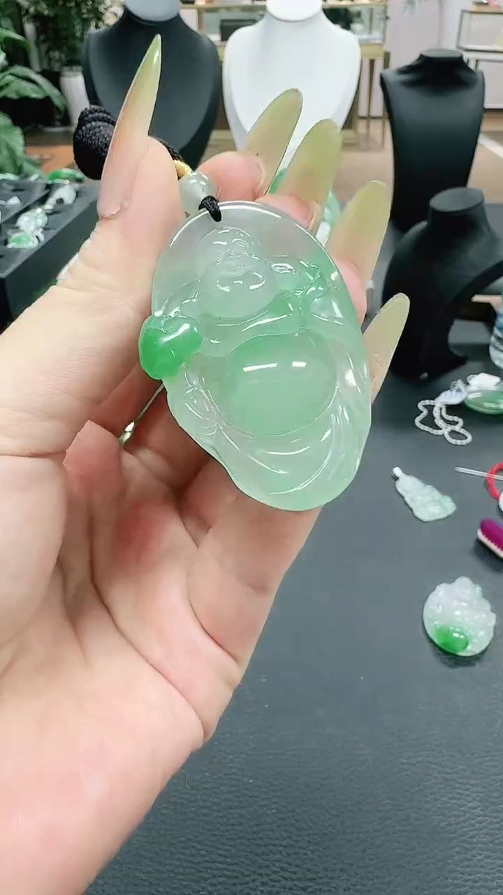 未镶嵌1石英质玉（非洲翠）/9368